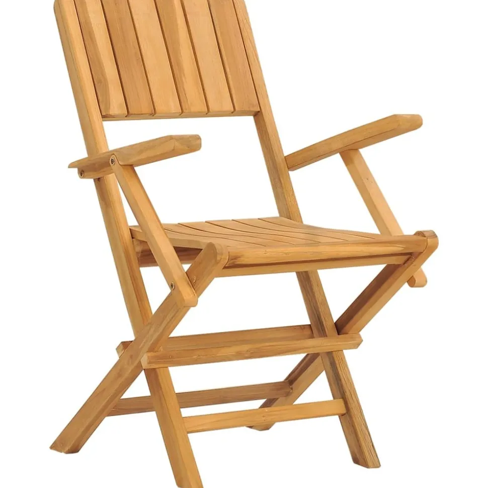 MAISON EXCLUSIVE - Chaises de jardin pliantes lot de 6 55x61x90cm bois massif teck