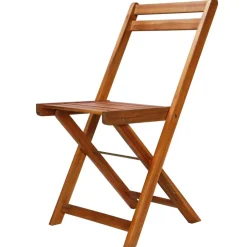 MAISON EXCLUSIVE - Chaises de bistro d'extérieur lot de 2 bois d'acacia solide