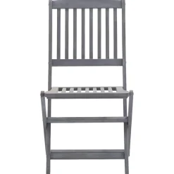MAISON EXCLUSIVE - Chaises pliables d'extérieur lot de 6 et coussins bois d'acacia