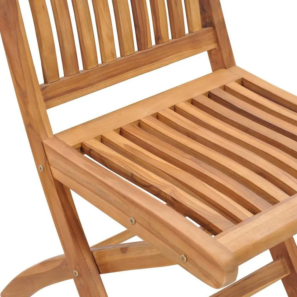 MAISON EXCLUSIVE - Chaises de jardin lot de 2 et coussins bleu royal bois de teck