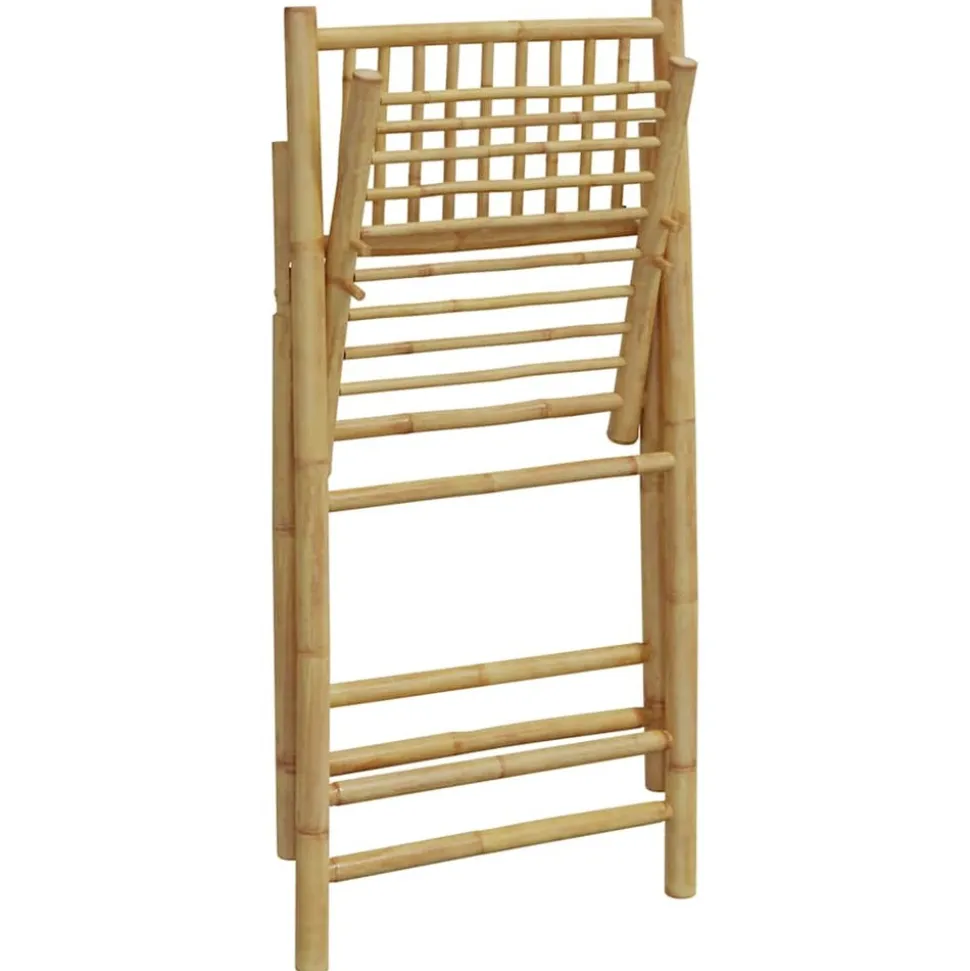 MAISON EXCLUSIVE - Chaises de bistro pliantes lot de 4 et coussins blanc crème