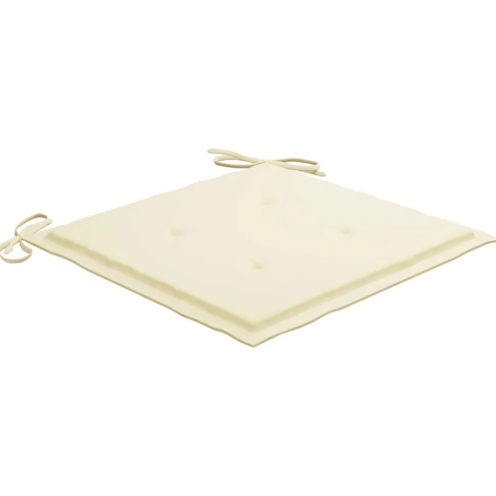 MAISON EXCLUSIVE - Chaises de jardin empilables avec coussins lot de 8 teck solide