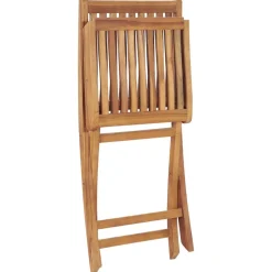 MAISON EXCLUSIVE - Chaises pliables de jardin lot de 4 bois de teck solide
