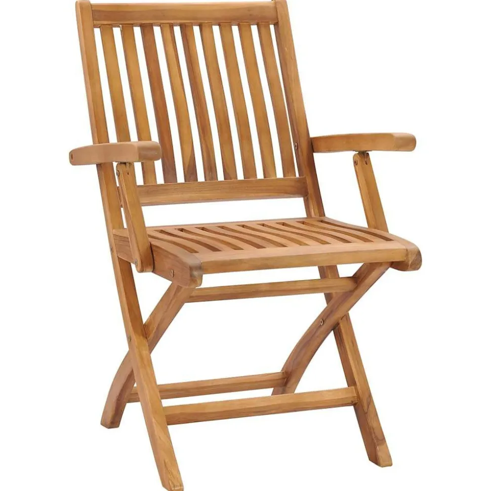 MAISON EXCLUSIVE - Chaises de jardin lot de 2 et coussins gris bois de teck massif