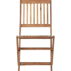 MAISON EXCLUSIVE - Chaises pliables d'extérieur lot de 2 bois d'acacia solide