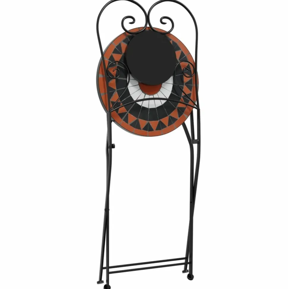 MAISON EXCLUSIVE - Chaises de bistro pliables lot de 2 terre cuite blanc céramique