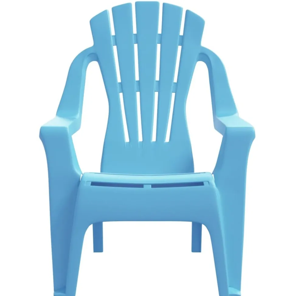 MAISON EXCLUSIVE - Chaises de jardin pour enfants lot de 2 bleu 37x34x44 cm pp