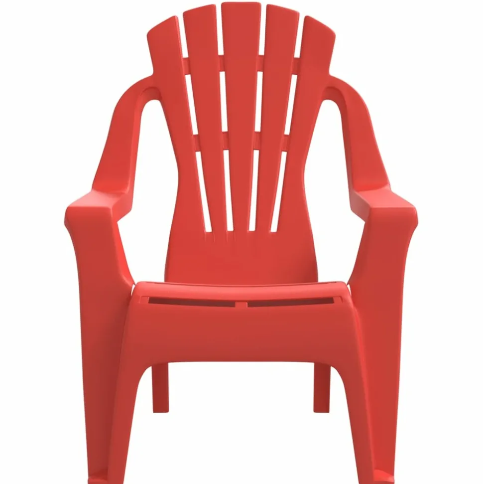 MAISON EXCLUSIVE - Chaises de jardin pour enfants lot de 2 rouge 37x34x44 cm pp