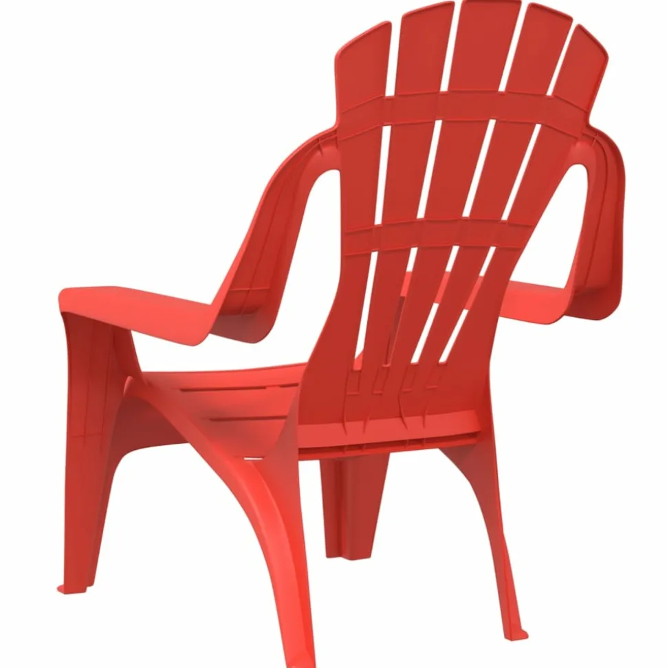 MAISON EXCLUSIVE - Chaises de jardin pour enfants lot de 2 rouge 37x34x44 cm pp