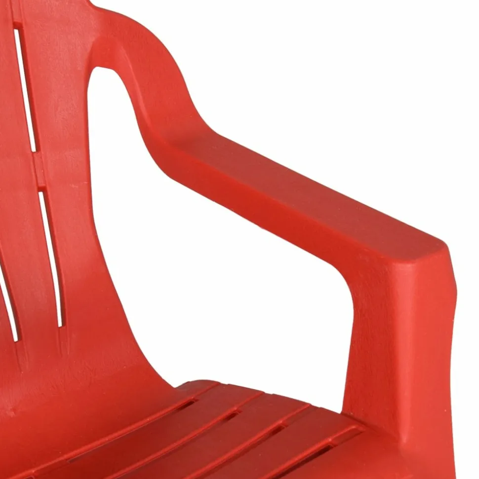 MAISON EXCLUSIVE - Chaises de jardin pour enfants lot de 2 rouge 37x34x44 cm pp