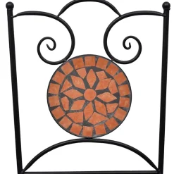 MAISON EXCLUSIVE - Chaises pliables de bistro 2 pcs céramique terre cuite