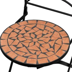 MAISON EXCLUSIVE - Chaises pliables de bistro 2 pcs céramique terre cuite
