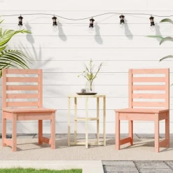 MAISON EXCLUSIVE - Chaises de jardin lot de 2 50x48x91,5 cm bois massif de douglas