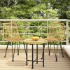MAISON EXCLUSIVE - Chaises de jardin lot de 2 48x62x84 cm résine tressée