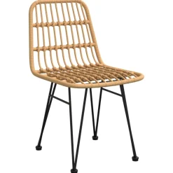 MAISON EXCLUSIVE - Chaises de jardin lot de 2 48x62x84 cm résine tressée