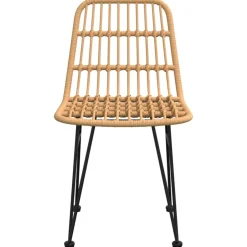 MAISON EXCLUSIVE - Chaises de jardin lot de 2 48x62x84 cm résine tressée