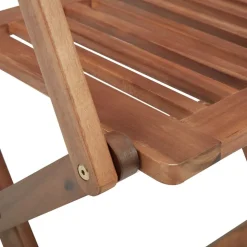 MAISON EXCLUSIVE - Chaises pliables d'extérieur lot de 8 bois d'acacia solide