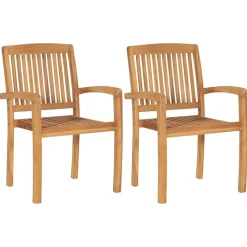 MAISON EXCLUSIVE - Chaises de jardin lot de 2 avec coussins à carreaux gris teck