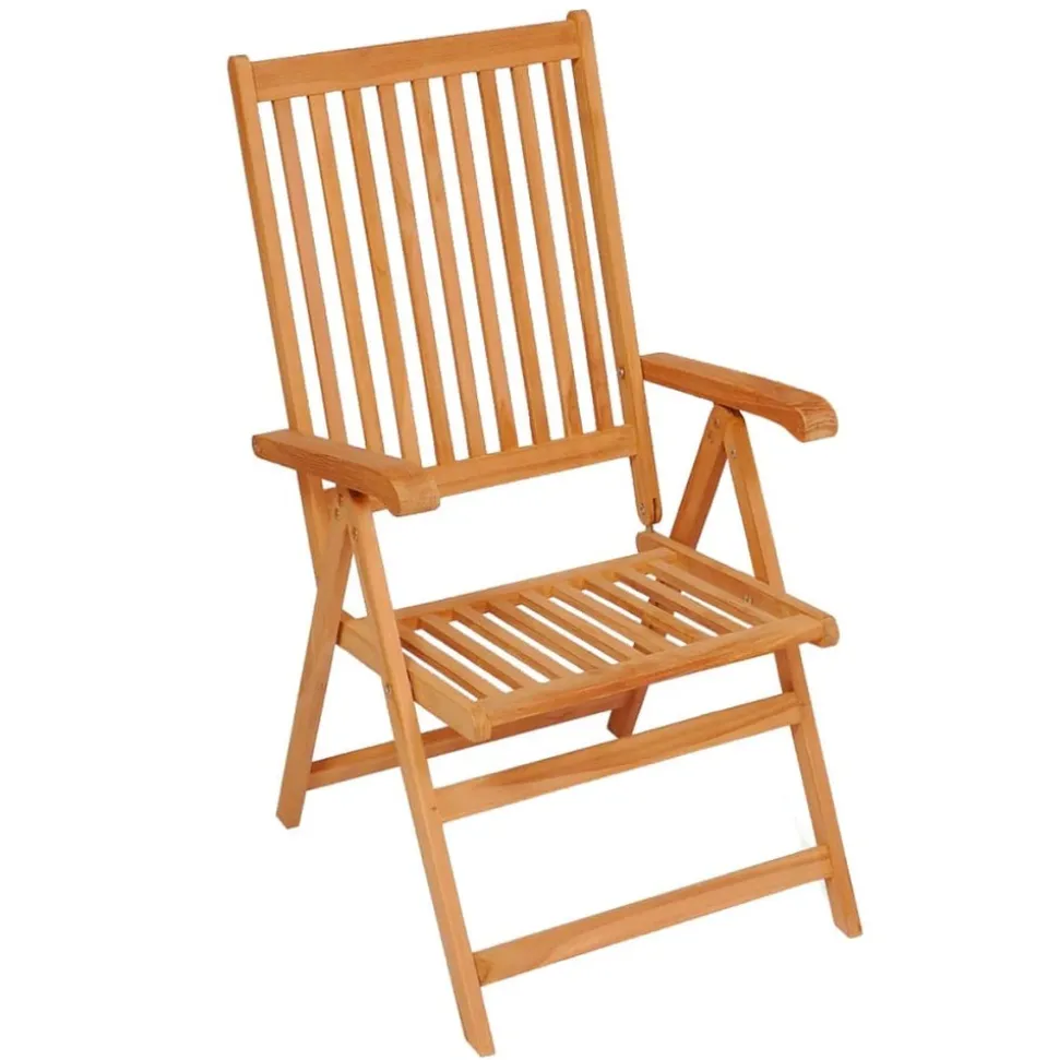 MAISON EXCLUSIVE - Chaises de jardin lot de 2 et coussins beige bois teck massif