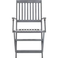 MAISON EXCLUSIVE - Chaises pliables d'extérieur lot de 8 bois d'acacia solide