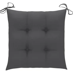 MAISON EXCLUSIVE - Chaises pliables de jardin avec coussins lot de 4 teck solide