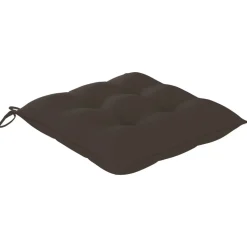 MAISON EXCLUSIVE - Chaises de jardin empilables avec coussins lot de 8 teck solide
