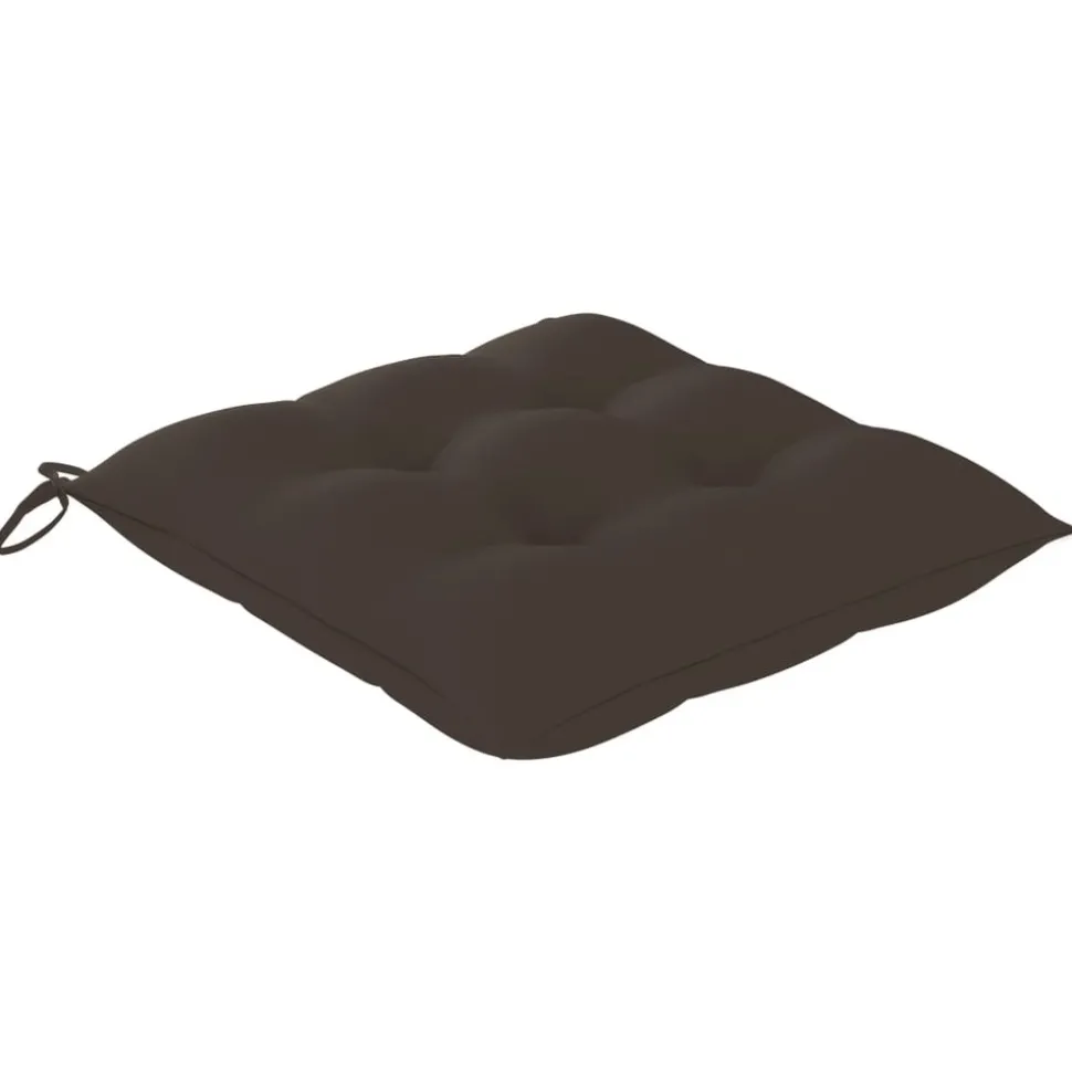 MAISON EXCLUSIVE - Chaises de jardin empilables avec coussins lot de 8 teck solide