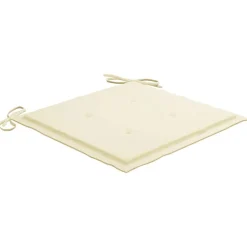 MAISON EXCLUSIVE - Chaises pliables de jardin avec coussins lot de 8 teck solide