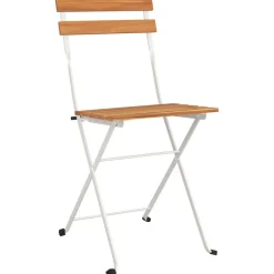 MAISON EXCLUSIVE - Chaises de bistrot pliantes lot de 6 bois d'acacia solide acier