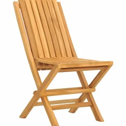 MAISON EXCLUSIVE - Chaises de jardin pliantes lot de 2 47x47x89cm bois massif teck
