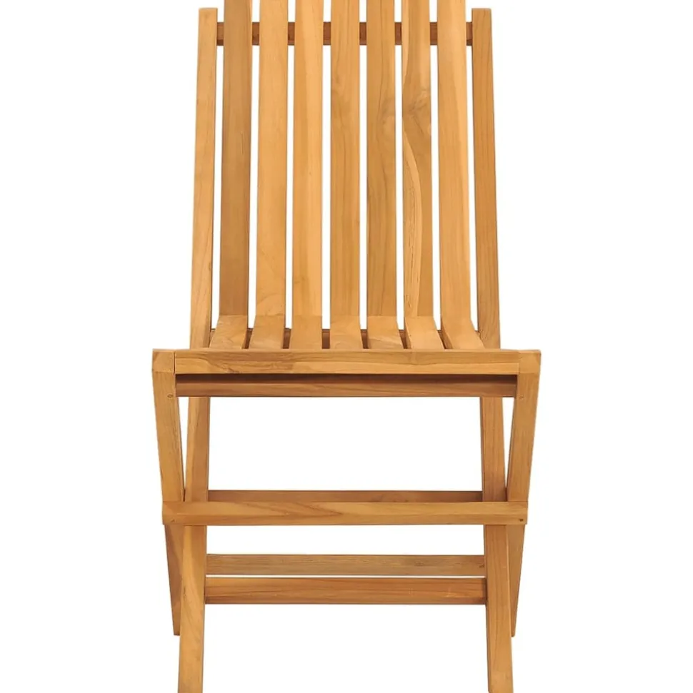 MAISON EXCLUSIVE - Chaises de jardin pliantes lot de 2 47x47x89cm bois massif teck