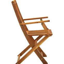 MAISON EXCLUSIVE - Chaises pliables d'extérieur lot de 2 bois d'acacia solide