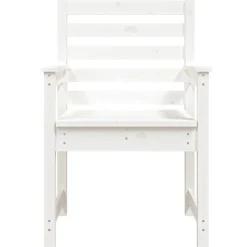 MAISON EXCLUSIVE - Chaises de jardin lot de 2 blanc 60x48x91 cm bois massif de pin