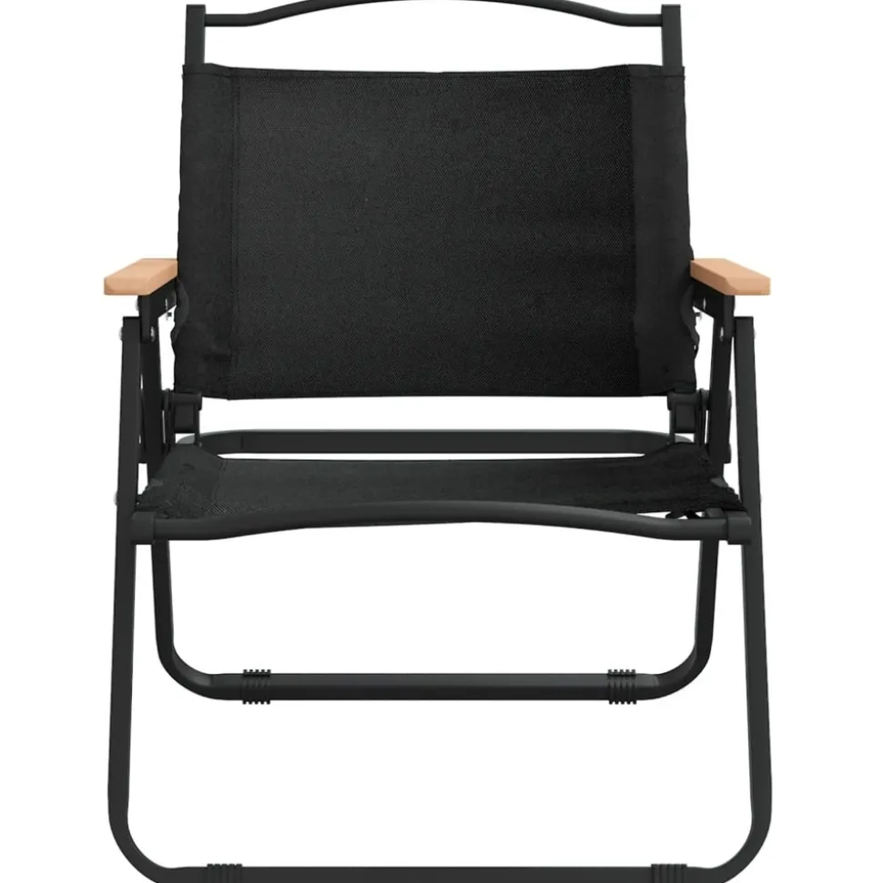 MAISON EXCLUSIVE - Chaises de camping lot de 2 noir 54x43x59 cm tissu oxford