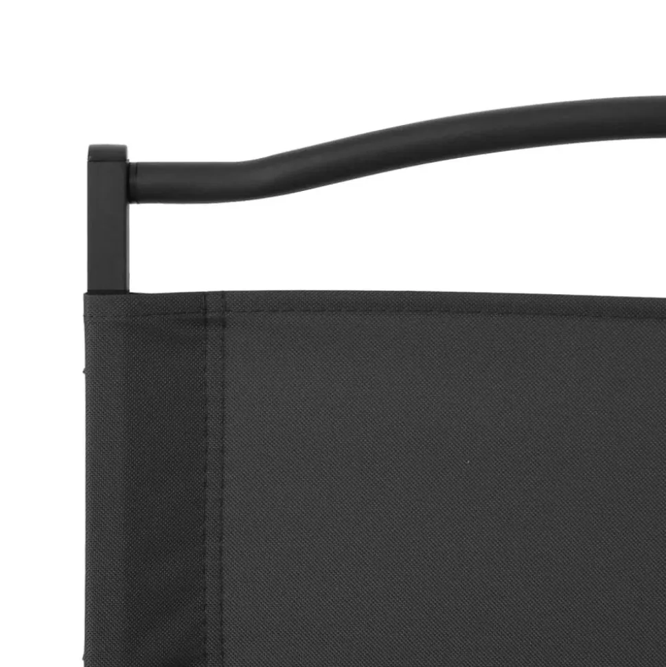 MAISON EXCLUSIVE - Chaises de camping lot de 2 noir 54x43x59 cm tissu oxford