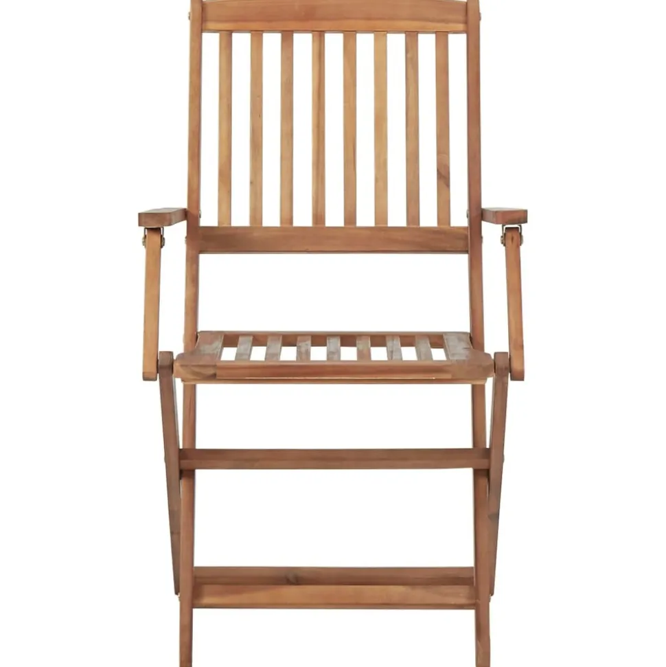 MAISON EXCLUSIVE - Chaises pliables d'extérieur lot de 6 bois d'acacia solide