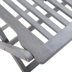MAISON EXCLUSIVE - Chaises pliables d'extérieur lot de 2 et coussins bois d'acacia