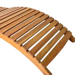 MAISON EXCLUSIVE - Chaises longues lot de 2 bois d'acacia solide