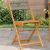 MAISON EXCLUSIVE - Chaises de bistrot lot de 2 gris bois d'acacia et corde