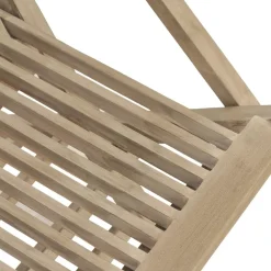 MAISON EXCLUSIVE - Chaises de jardin pliantes lot de 2 gris 56x61x89cm bois teck
