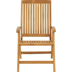 MAISON EXCLUSIVE - Chaises de jardin inclinables lot de 2 et coussins teck massif
