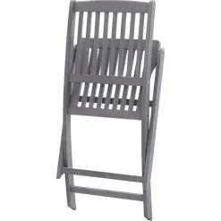 MAISON EXCLUSIVE - Chaises pliables d'extérieur lot de 8 bois d'acacia solide
