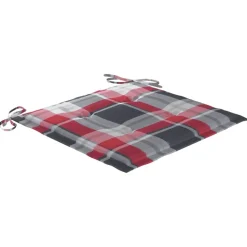 MAISON EXCLUSIVE - Chaises de jardin empilables avec coussins lot de 4 teck solide