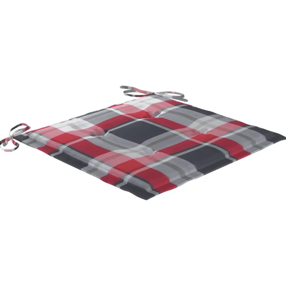 MAISON EXCLUSIVE - Chaises de jardin empilables avec coussins lot de 4 teck solide
