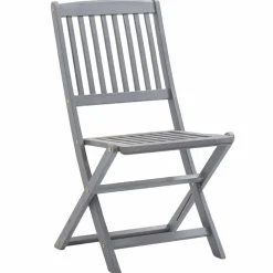 MAISON EXCLUSIVE - Chaises pliables d'extérieur lot de 4 bois d'acacia solide