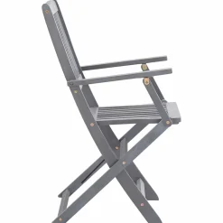 MAISON EXCLUSIVE - Chaises pliables d'extérieur lot de 6 et coussins bois d'acacia