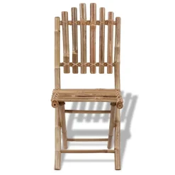 MAISON EXCLUSIVE - Chaises pliables d'extérieur bambou 4 pcs