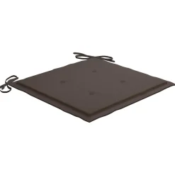 MAISON EXCLUSIVE - Chaises de jardin empilables avec coussins lot de 8 teck solide