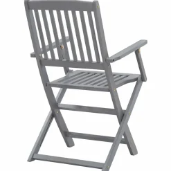 MAISON EXCLUSIVE - Chaises pliables d'extérieur lot de 2 bois d'acacia solide