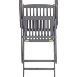 MAISON EXCLUSIVE - Chaises pliables d'extérieur lot de 2 bois d'acacia solide